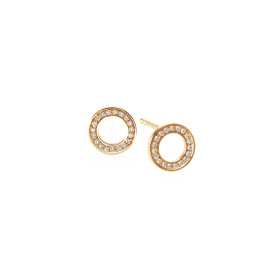         Rotgold, Ohrringe, Schmuckwerk Saturn Ohrstecker SO805-RG
