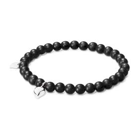 Weißgold, Armschmuck, Tamara Comolli INDIA Drop Armband Ebenholz B-IND-EW-Dr-l-wg