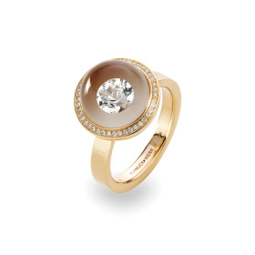 Rotgold, Ringe, Schmuckwerk Glasklar Ring, Ref: DR606-RG-GW