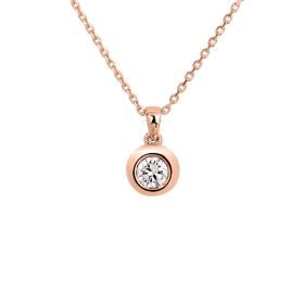 Halsschmuck, Roségold, Ruppenthal Collier Solitär 00876105