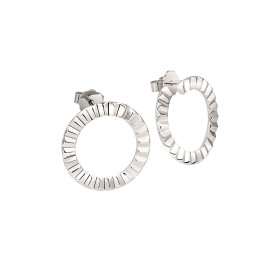 Platin, Ohrringe, Zig Zag by Natalie Zig Zag Creolen 00121134
