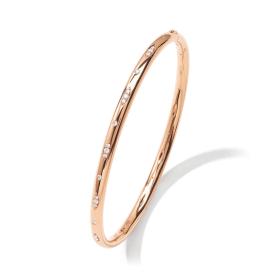 Roségold, Armschmuck, Tamara Comolli GYPSY Armspange "Diamant Pavé " medium BA-Gyp-p-17-rg