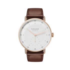 Herrenuhr, NOMOS Glashütte Metro Roségold neomatik 39 1180