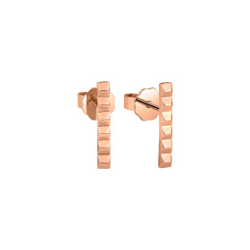 Roségold, Ohrringe, Zig Zag by Natalie Zig Zag Stabohrstecker 00120633