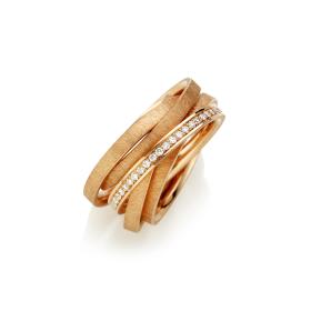 Ringe, Rotgold, Schmuckwerk Ring Saturn SR755-RG