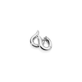 Weißgold, Ohrringe, Tamara Comolli SIGNATURE Hoop Ohrringe Medium E-Ho-m-wg