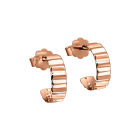         Roségold, Ohrringe, Zig Zag by Natalie Zig Zag Halbcreolen 00120543
