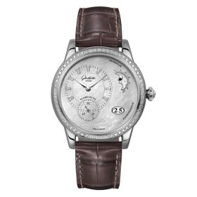 Unisex, Glashütte Original PanoMatic Luna 1-90-12-01-12-02