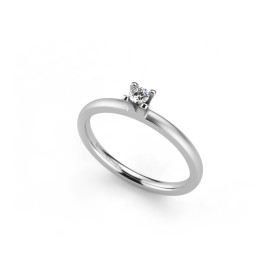 Platin, Ringe, Niessing Amatis 4 Krappen Ring, Ref: N331960-0.08ct-fvs1-satin-pt