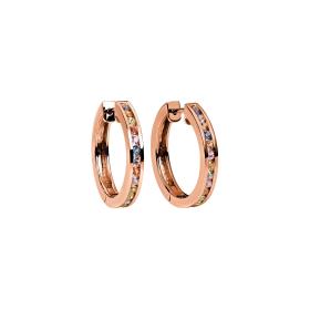 Roségold, Ohrringe, Ruppenthal Creolen Saphire fancy 00801230