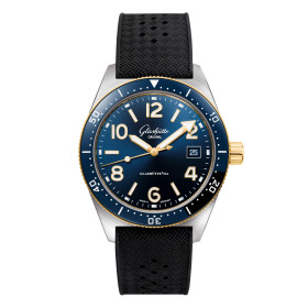 Damen- und Herrenuhr, Glashütte Original SeaQ 1-39-11-10-90-33