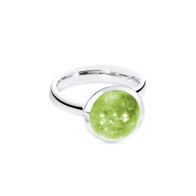 Weißgold, Ringe, Tamara Comolli BOUTON Ring large Peridot R-BOU-l-Per-wg