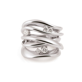 Weißgold, Ringe, Cammilli Firenze Lux Ring, Ref: FIRENICLO7W