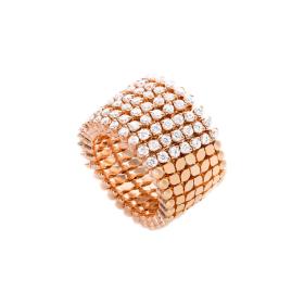 Roségold, Ringe, Serafino Consoli Serafino Ring Bracelet S.RB 7H2 RG WD