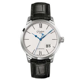 Unisex, Glashütte Original Senator Excellence Panoramadatum 1-36-03-01-02-61