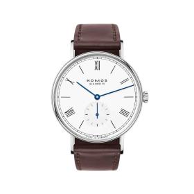 Herrenuhr, NOMOS Glashütte Ludwig 38 emailleweiß 237