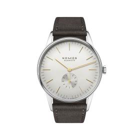 Herrenuhr, NOMOS Glashütte Orion 38 silber 379