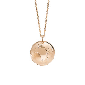         Rotgold, Halsschmuck, Schmuckwerk Halskette Meine Welt OH134-RG