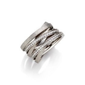         Weißgold, Ringe, Schmuckwerk Ring Saturn SR756-WG