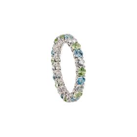Ringe, Weißgold, Ruppenthal Memoirering Saphire Peridote 00872533