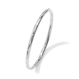 Weißgold, Armschmuck, Tamara Comolli GYPSY Armspange "Diamant Pavé " medium BA-Gyp-p-17-wg