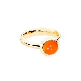 Gelbgold, Ringe, Tamara Comolli BOUTON Ring small Karneol R-BOU-s-Carn-yg