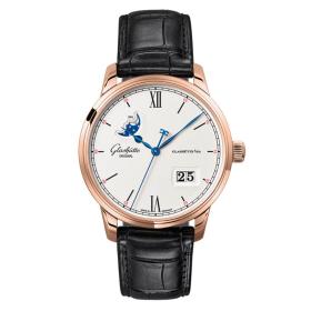 Unisex, Glashütte Original Senator Excellence 
Panoramadatum Mondphase 1-36-04-02-05-30