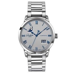 Unisex, Glashütte Original Senator Excellence Panoramadatum Mondphase 1-36-24-02-02-71