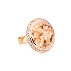 Roségold, Ringe, Tamara Comolli OCEAN JASPER Ring Small R-OJ-s-pD-rg