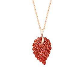 Roségold, Halsschmuck, Tamara Comolli INDIA  Anhänger small Terra Onyx P-IND-s-Ter-rg