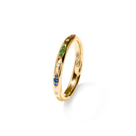         Gelbgold, Ringe, Tamara Comolli GYPSY Bandring Pavé 'Candy' R-Gyp-B-CanP-yg