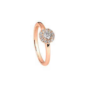 Roségold, Ringe, Ruppenthal Brillant Ring "Halo" 00964787