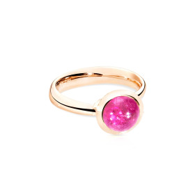 Roségold, Ringe, Tamara Comolli BOUTON Ring small rosa Turmalin R-BOU-s-TuRo-rg
