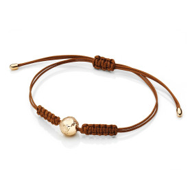Rotgold, Armschmuck, Schmuckwerk Meine Welt Textilband, Ref: OA484-RG-6