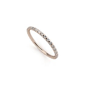 Roségold, Ringe, Niessing Memory Ring N331951-0.01ct-gvs2-gloss-rw