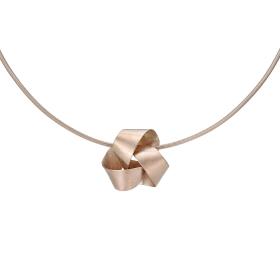 Roségold, Halsschmuck, Niessing Papyr Anhänger  N183090-10mm-rw