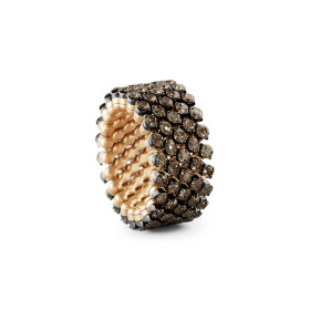Weißgold, Ringe, Serafino Consoli Brevetto Multi-Size Ring RMS 5F2 RBG BRD