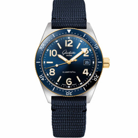 Damen- und Herrenuhr, Glashütte Original SeaQ 1-39-11-10-90-08