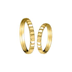 Ringe, Gelbgold, Zig Zag by Natalie Trauringe 00120662