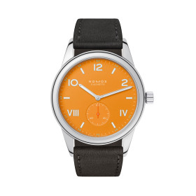 Damen- und Herrenuhr, NOMOS Glashütte Club Campus 38 future orange 729