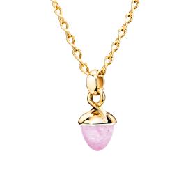Gelbgold, Halsschmuck, Tamara Comolli MIKADO Anhänger Bouquet Rosa Turmalin P-MB-TuRo-yg