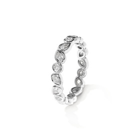 Weißgold, Ringe, Tamara Comolli SIGNATURE Memoire-Ring 'Classic', Ref: R-SIG-Mem-Cl-wg