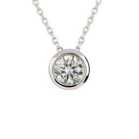         Weißgold, Halsschmuck, Ruppenthal Collier Brillant 01039660