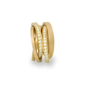 Gelbgold, Ringe, Schmuckwerk Saturn Ring SR116-GG