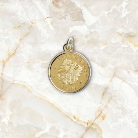         Epple Pre-Owned Schmuck Anhänger mit Goldmünze „Frankfurt am Main“ aus 986/- Gelbgold, 21mm pre-owned 25/6-5