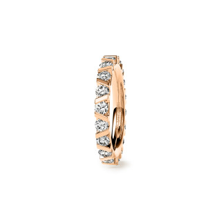 Rotgold, Ringe, Niessing Vivida C Ring, Ref: N401940-2.8mm-0.08ct-cr