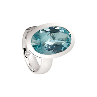Weißgold, Ringe, ColorConcept by Natalie Aquamarin Ring, Ref: 00809173