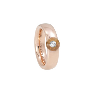Rotgold, Ringe, Schmuckwerk Glasklar Ring, Ref: DR757-RG-RG-55