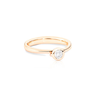 Roségold, Ringe, Tamara Comolli BOUTON Solitaire Ring mit Diamant, Ref: R-BOU-Sol-Cl-rg