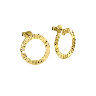 Gelbgold, Ohrringe, Zig Zag by Natalie Zig Zag Creolen, Ref: 00121132